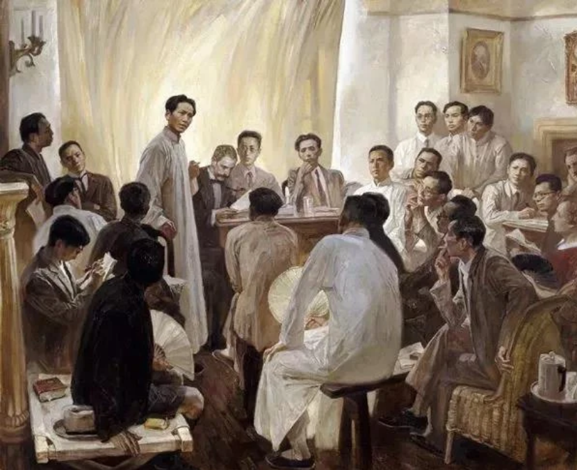 1927年8月7日，“八七会议”上毛泽东提出了“枪杆子里出政权”的著名论断‍.png