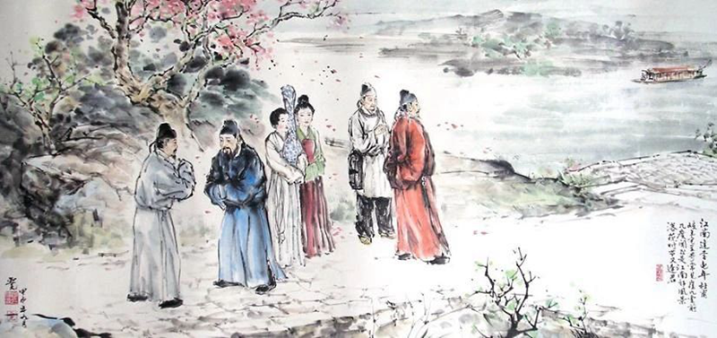 杜甫唯一入选《唐诗三百首》的七言绝句，短短28字，写尽大唐40年的兴衰