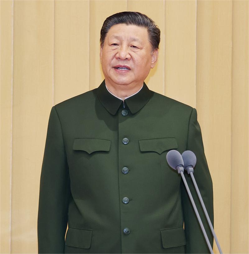 中国人民解放军信息支援部队成立大会在京举行 习近平向信息支援部队授予军旗并致训词