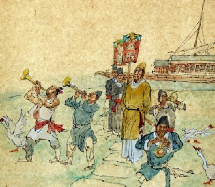 明代 · 王磐《朝天子 · 咏喇叭》